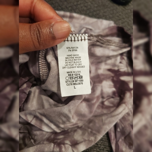 Made By Johnny Tie Dye Top Size L - Picture 5 of 5